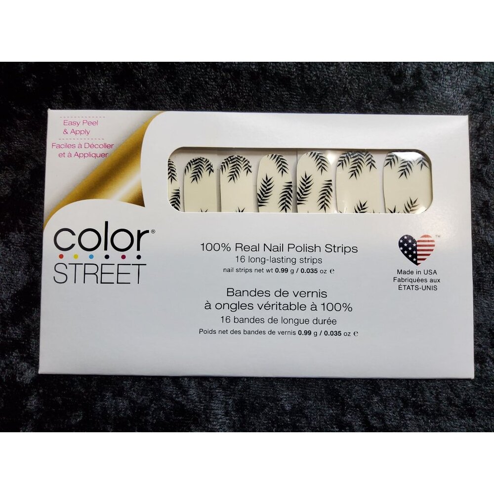 Color Street 100% Nail Polish Strips - New "palm before the storm" - Picture 1 of 2
